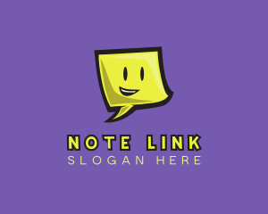 Happy Note Smile logo design