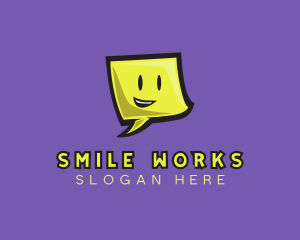 Happy Note Smile logo design