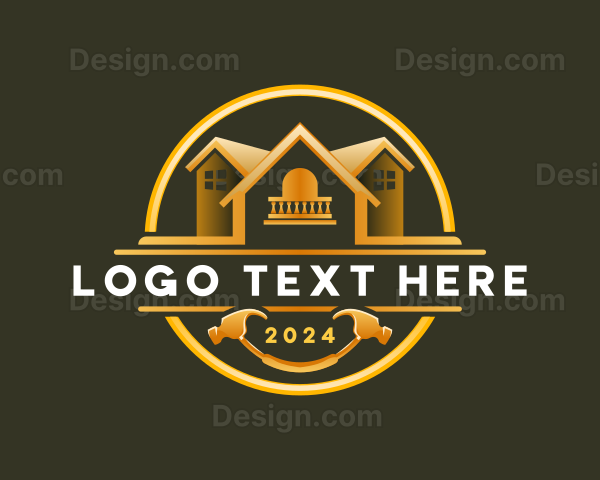 Hammer Construction Builder Logo