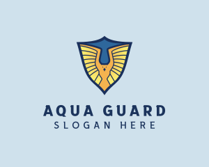 Eagle Shield Security logo design