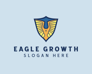 Eagle Shield Security logo design