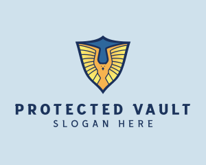 Eagle Shield Security logo design