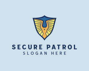 Eagle Shield Security logo design