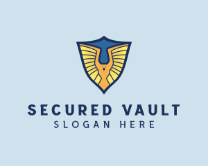 Eagle Shield Security logo design