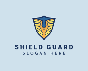 Eagle Shield Security logo design