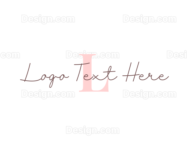 Feminine Cursive Business Logo