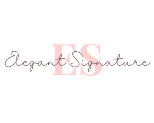 Feminine Cursive Business logo design