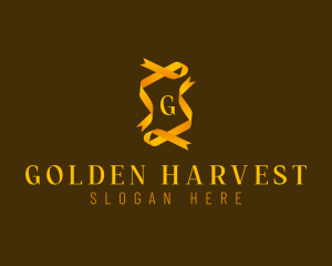 Golden Generic Ribbon  logo design