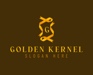 Golden Generic Ribbon  logo design