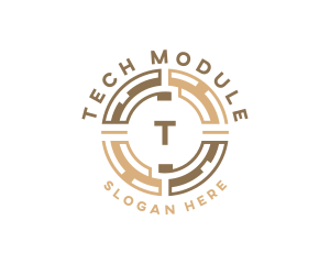 Tech Fintech Currency logo design