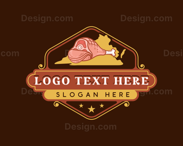 Ham Virginia Meat Logo