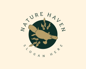 Nature Platypus Animal logo design