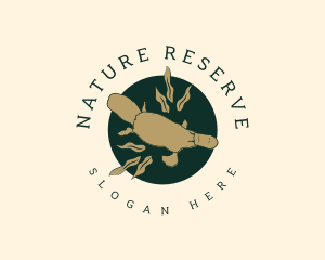 Nature Platypus Animal logo design