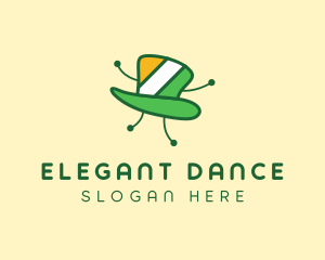 Dancing Leprechaun Hat  logo design