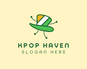 Dancing Leprechaun Hat  logo design