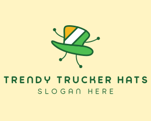 Dancing Leprechaun Hat  logo design