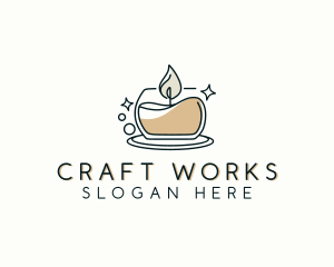 Candle Home Decor logo design