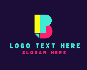 Letter B - Publishing Document Letter B logo design