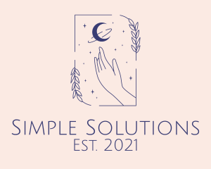 Moon Cosmetic Salon logo design