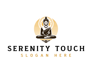 Buddha Meditation Spiritual logo