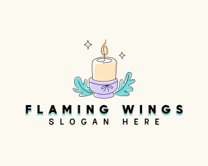 Relaxing Wax Candle logo design