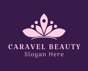 Beauty Stylist Crown logo design