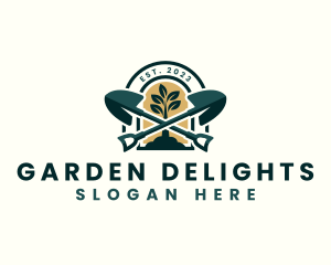 Shovel Garden Landscaping logo design