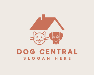 Animal House Foster logo design