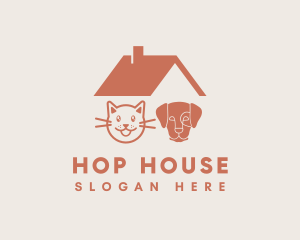 Animal House Foster logo design