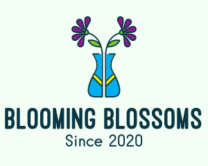 Ornamental Flower Vase logo design