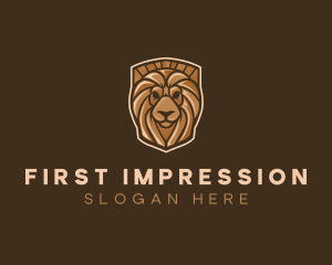 Lion Shield Company logo design