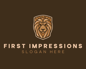 Lion Shield Company logo design
