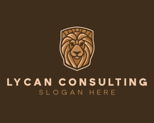 Lion Shield Company logo design