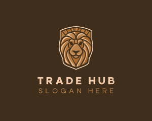 Lion Shield Company logo design