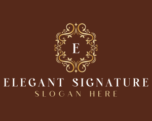 Elegant Floral Boutique logo design