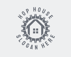 House Gear Contractor logo design