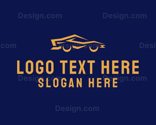 Racing Car Vehicle Logo