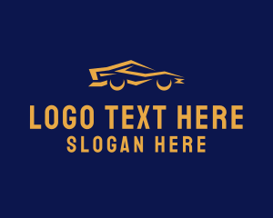 Racing Car Vehicle logo