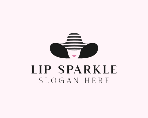 Woman Fashion Sunhat  logo design