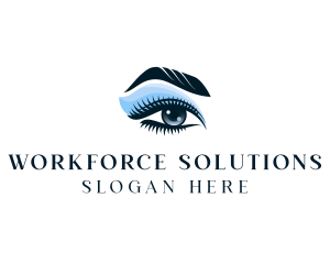 Pretty Woman Eye logo design