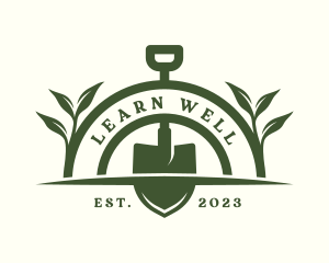 Garden Shovel Plant Logo