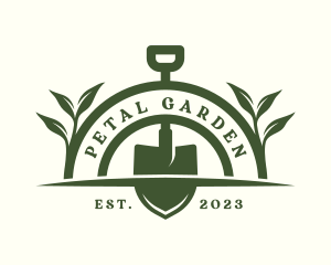 Garden Shovel Plant logo design