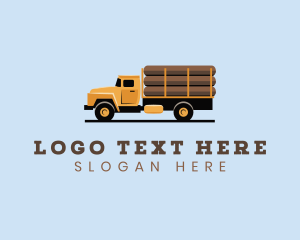 Logging Truck Wood logo