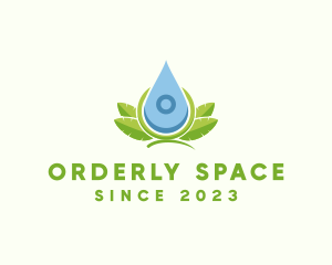 Organic Natural Liquid Droplet  logo design