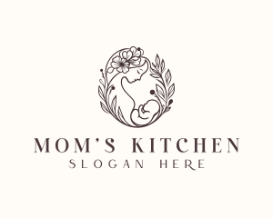 Parenting Mother Baby logo design