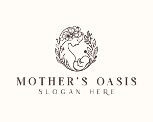 Parenting Mother Baby logo design