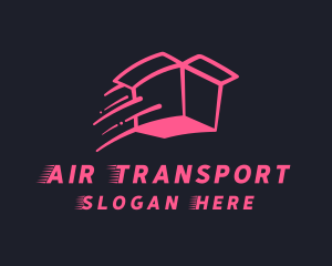 Pink Delivery Box logo design