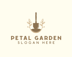 Grass Shovel Landscaping  logo design