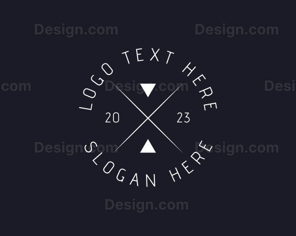 Simple Hipster Business Logo