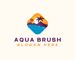 Nature Island Travel logo design